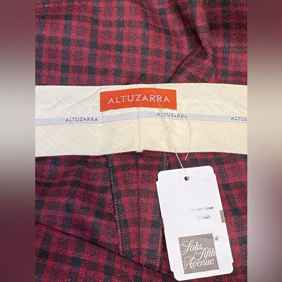 Altuzarra Plaid Wool Blend pants size 46/us size 14 - Picture 4 of 6